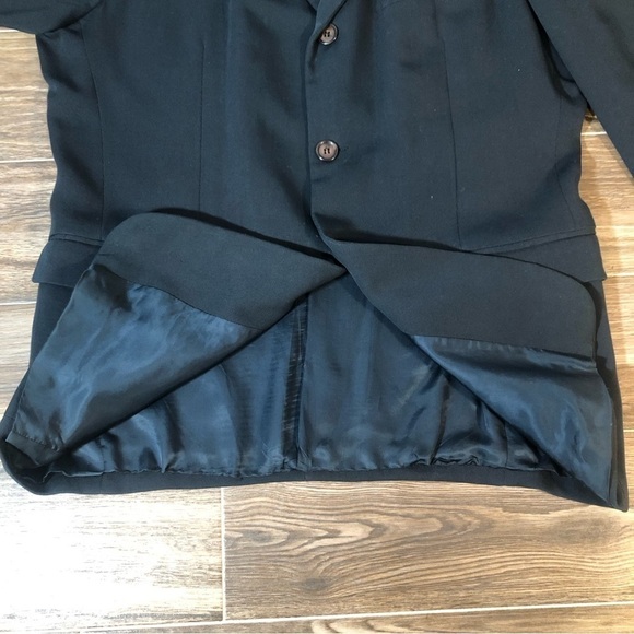 DOLCE & GABBANA Men's Greened Grey Draped Jersey Wool Blend Blazer Jacket - Picture 13 of 14